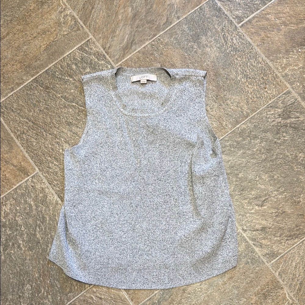 LOFT Heather Gray Tank Top